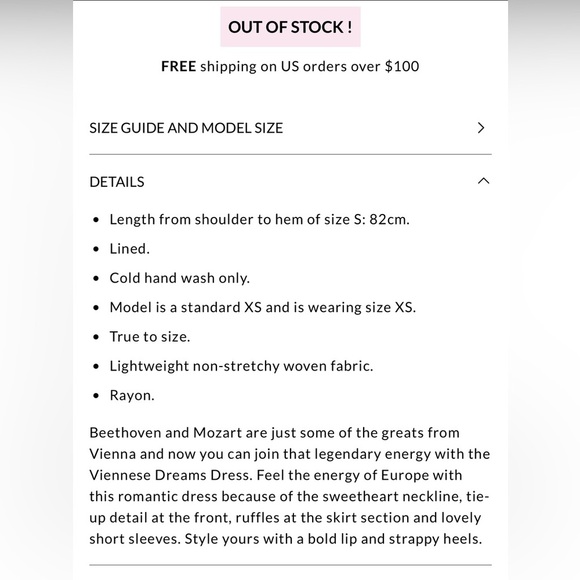 Hello Molly small VIENNESE DREAMS DRESS WHITE Sundress with Flutter Sleeves - Picture 13 of 14